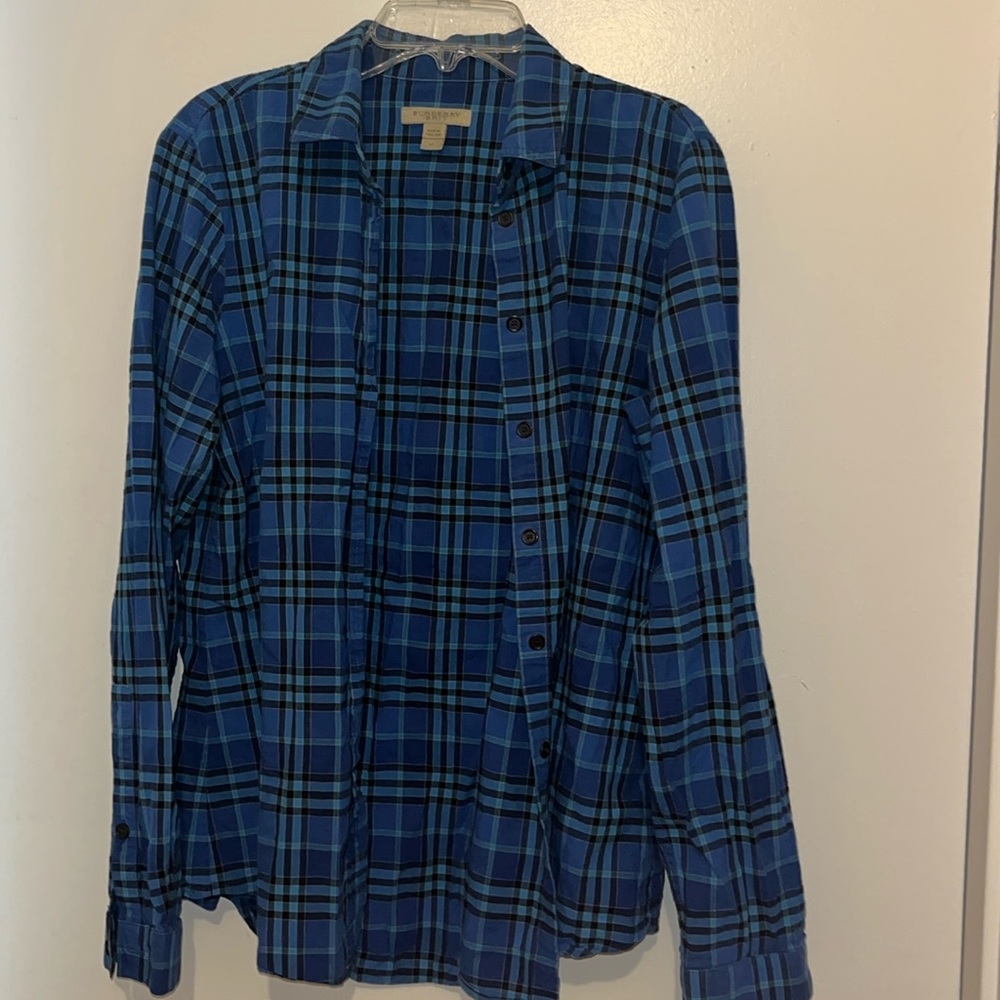 Burberry button down shirt